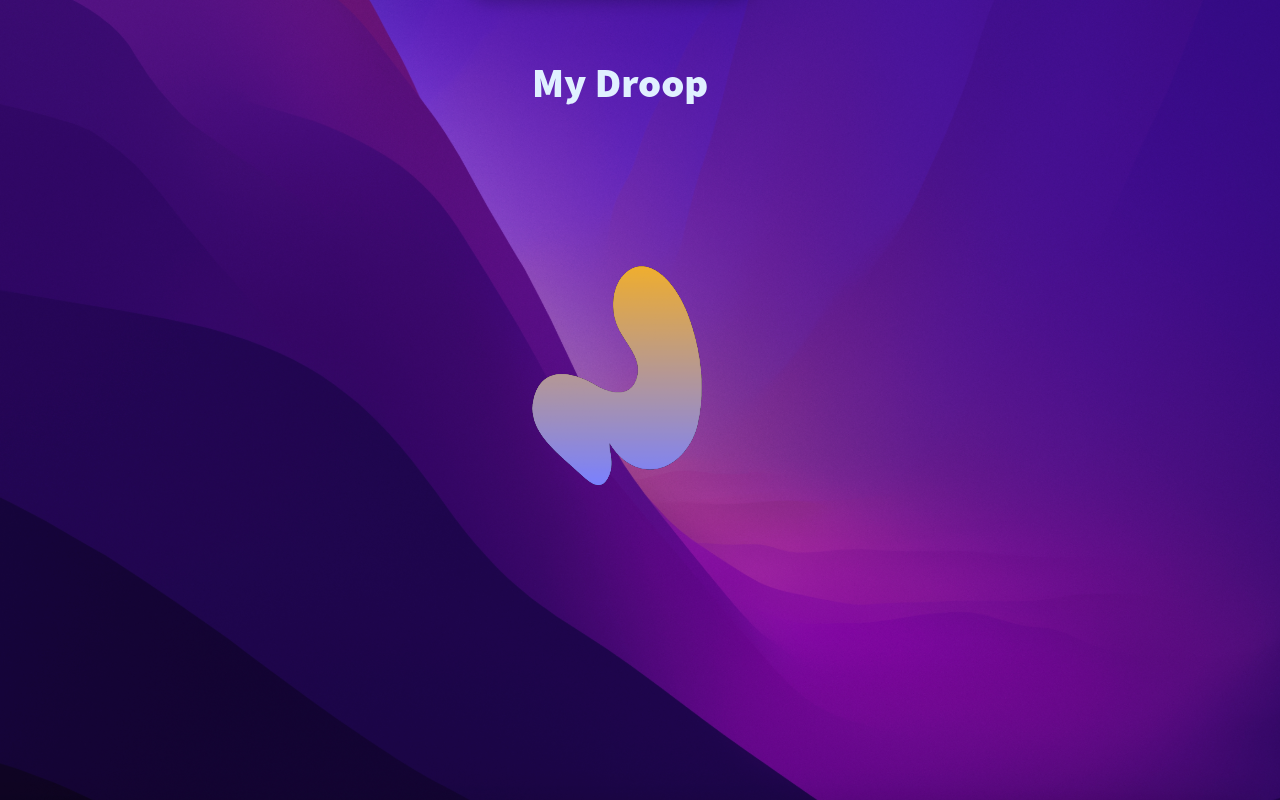 Droop for Mac menu bar icon