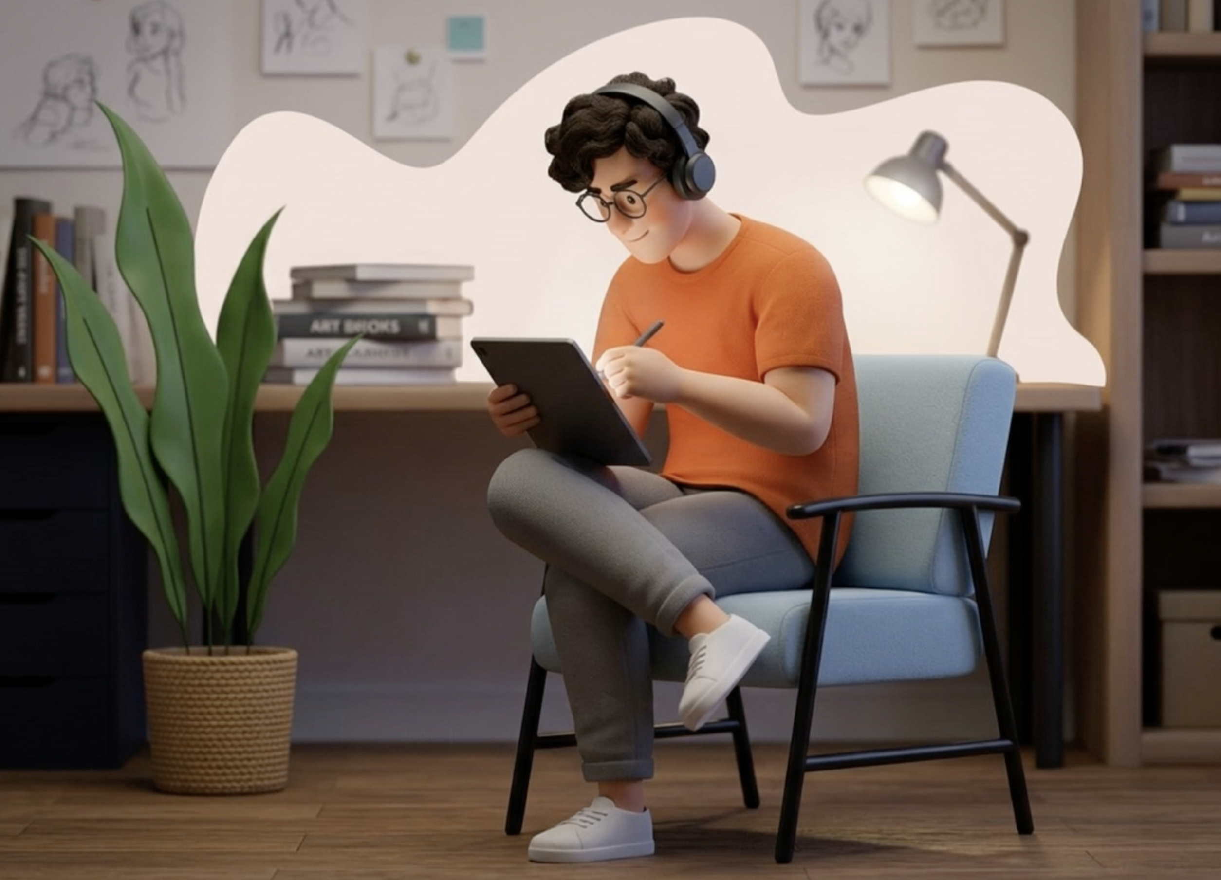 Illustration of tech neck posture showing head tilt angles